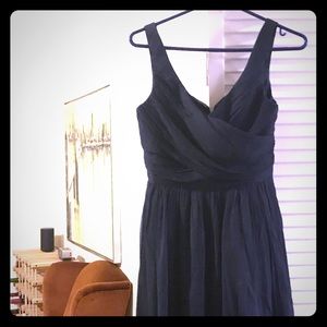 J. Crew Heidi (short) dress in Newport Navy